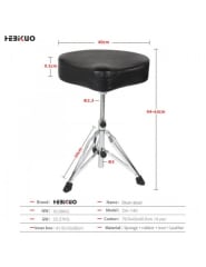 Sillín de batería regulable DA140 Hebikuo