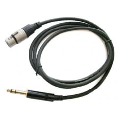 REAN Cable XLR Hembra a Plug bal 3 mts