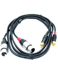 REAN Cable XLR Hembra a RCA 1.5 MTS NRA-140-0100-015