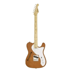 Guitarra electrica Aria Pro II Semihollow Natural Telecaster TEG