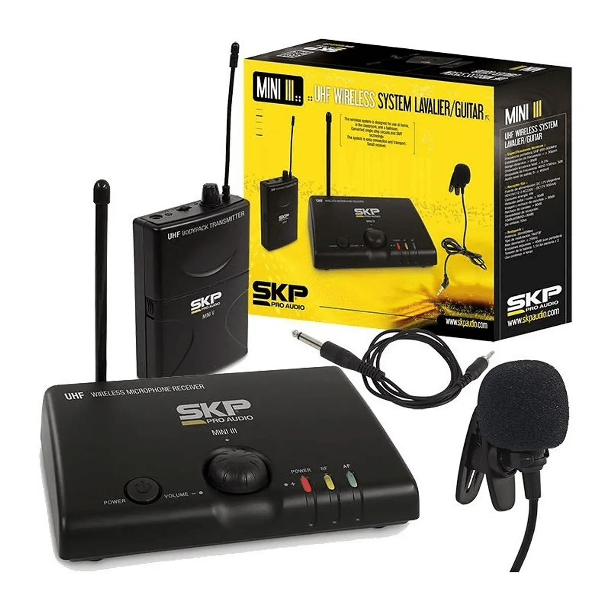 SKP MINI III Micrófono Inalámbrico Solapa1