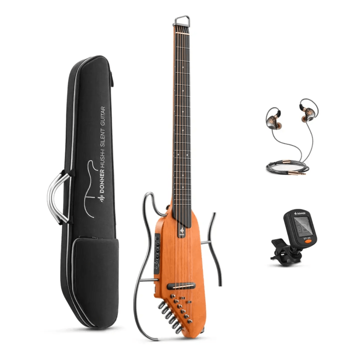 Guitarra Electroacústica Hush-I Caoba Donner EC17813