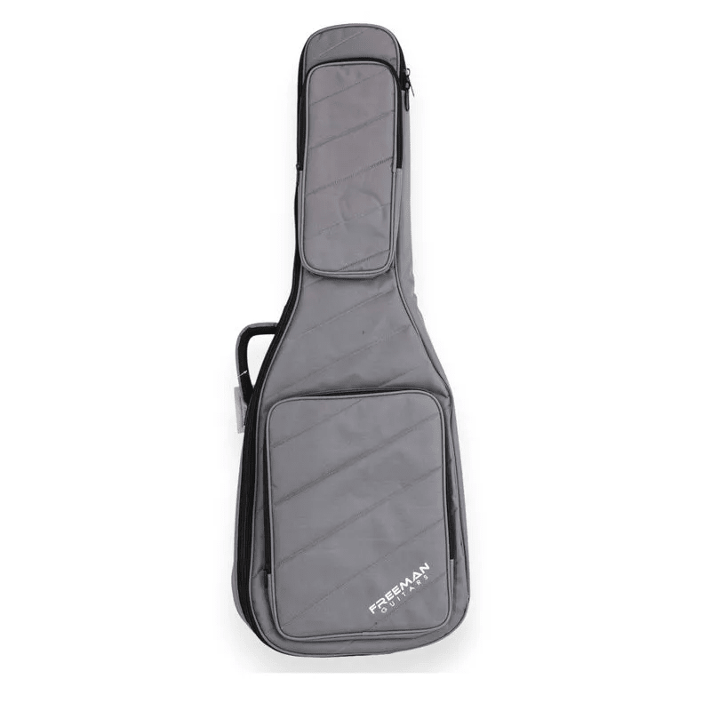 Funda para guitarra eléctrica Freeman color gris1