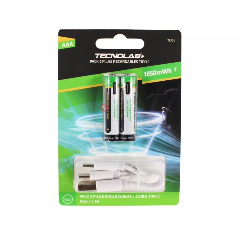 Set 2 Pilas AAA Recargables1