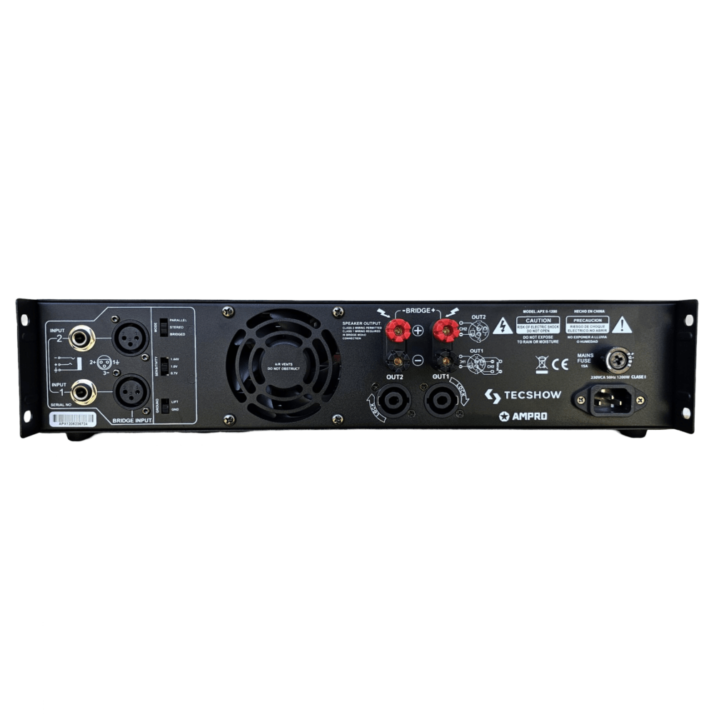 AMPLIFICADOR APXII-1200 AMPRO-TECSHOW3