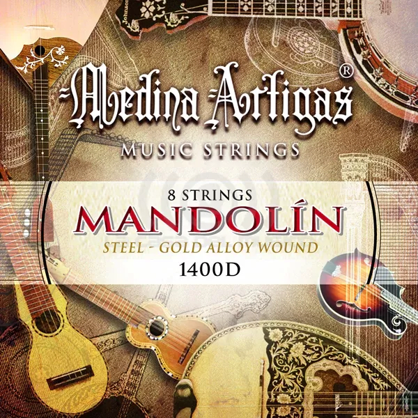Set 8 Cuerdas Mandolina Medina Artigas1