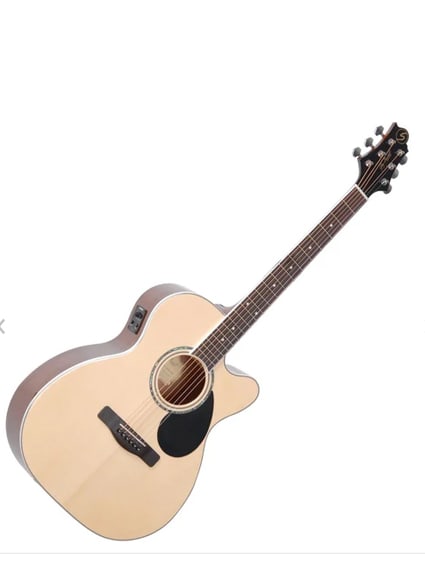 Guitarra Electroacústica Gregg Bennett Natural Cutaway1