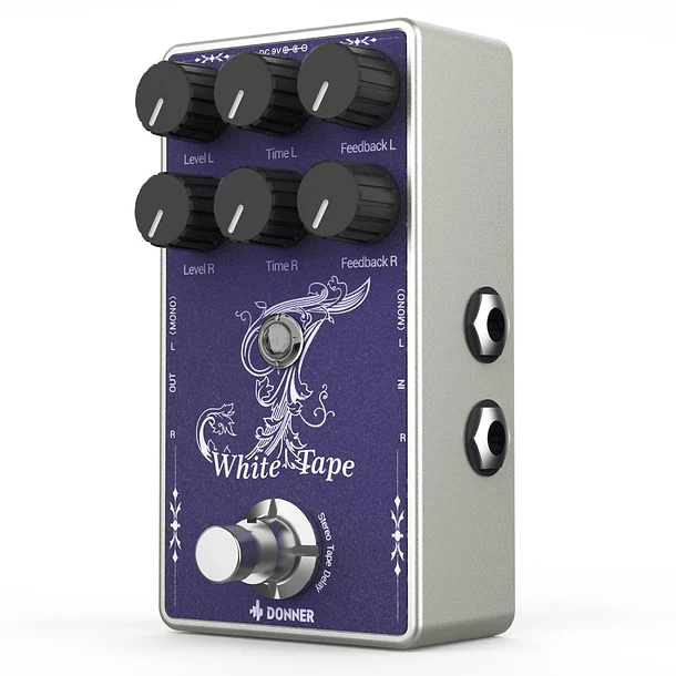 Pedal Delay Donner White Tape1