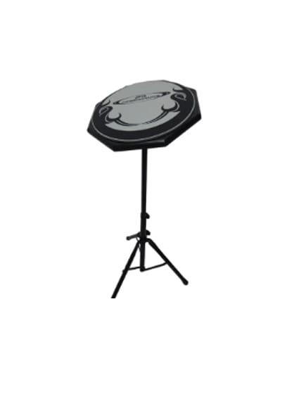 PDPR12 FIRE PAD PRACTICA C/STAND 12 POWERDRUMS1