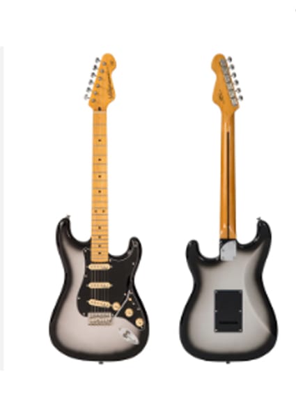 Guitarra Eléctrica Vintage Stratocaster V6 Silver Burst V6HSVR1