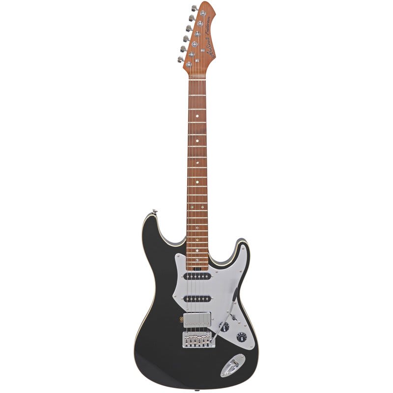 Guitarra Eléctrica 714-GTR Strat Black Aluminio1