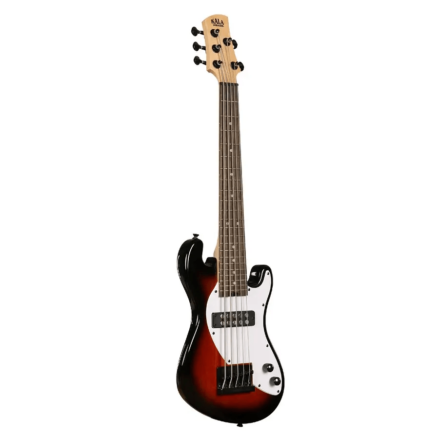 U-Bass Sólido 5 Cuerdas Fretted Marron Burst Kala2
