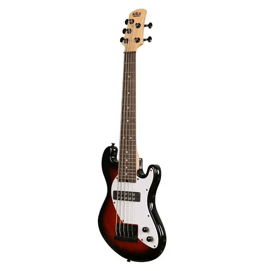 U-Bass Sólido 5 Cuerdas Fretted Marron Burst Kala3
