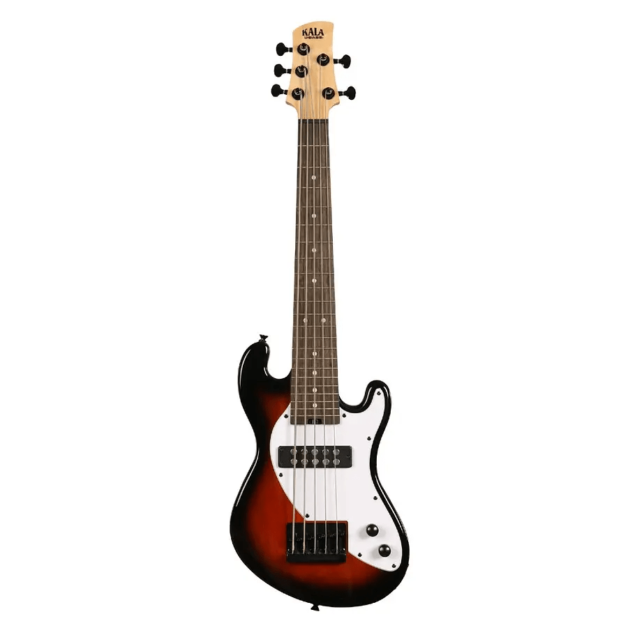 U-Bass Sólido 5 Cuerdas Fretted Marron Burst Kala1