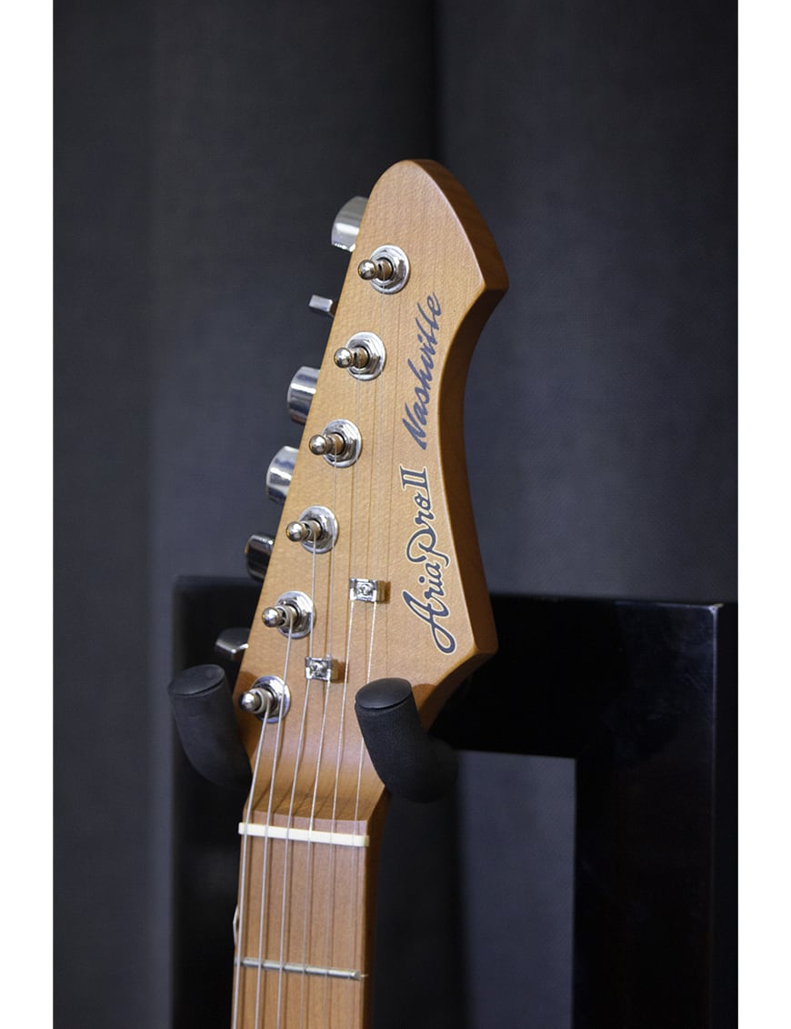Guitarra Electrica Aria Pro II 615MK2 Tele Black Diamond2