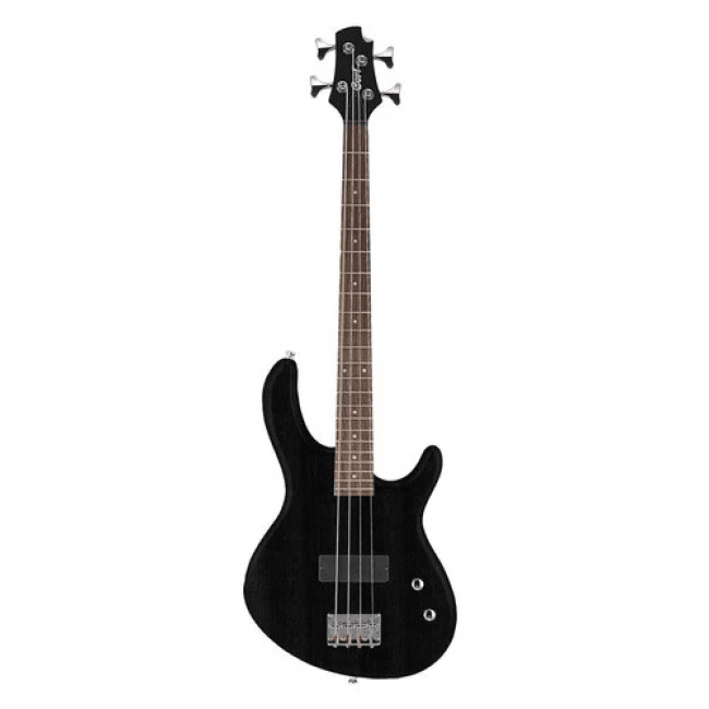 CORT Bajo eléctrico de 4 cuerdas Open Pore Black1