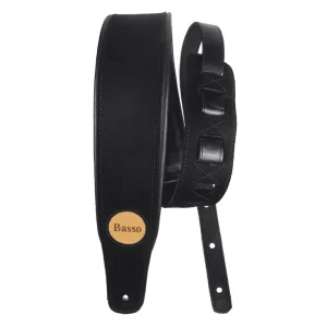 Basso Correa Guitarra CLASSIC CLA 03 Suede Negro Gamuza 7 -145cm1
