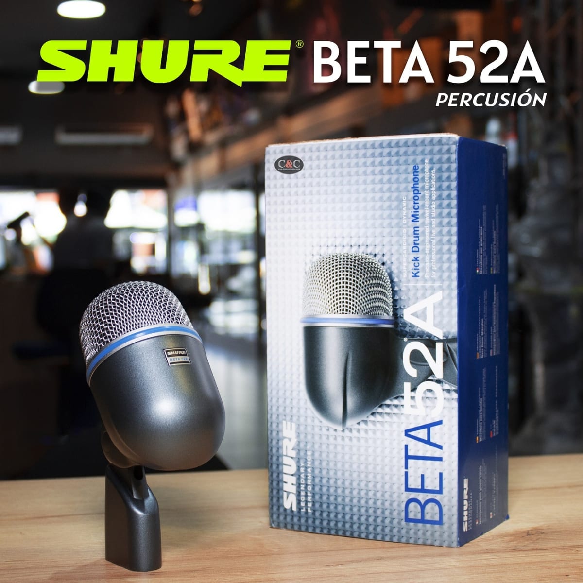 BETA 52A MICROFONO DE INSTRUMENTO PARA BOMBO E INSTRUMENTOS GRAVES2