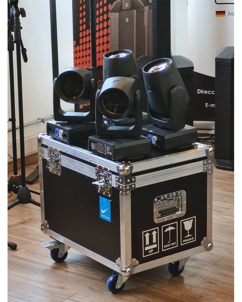 KIT 4 CABEZAS MÓVILES AXIS BEAM 150 + CASE ADASTRA2