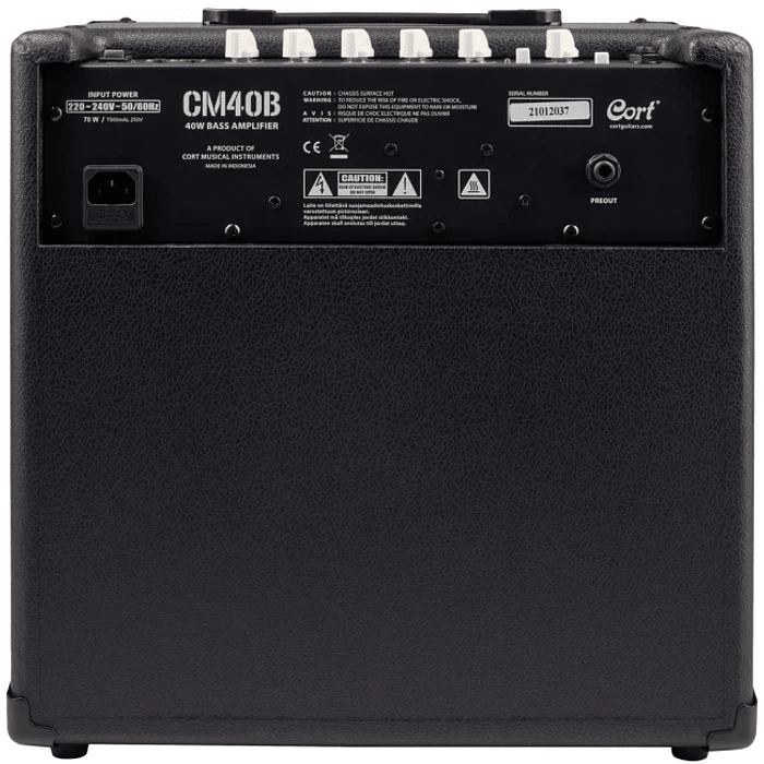 Cort Amplificador Bajo 40W CM40B2