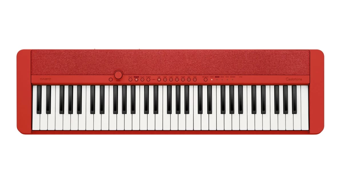 Casiotone CT-S1WEC2 Rojo /Bluetooth y transformador1