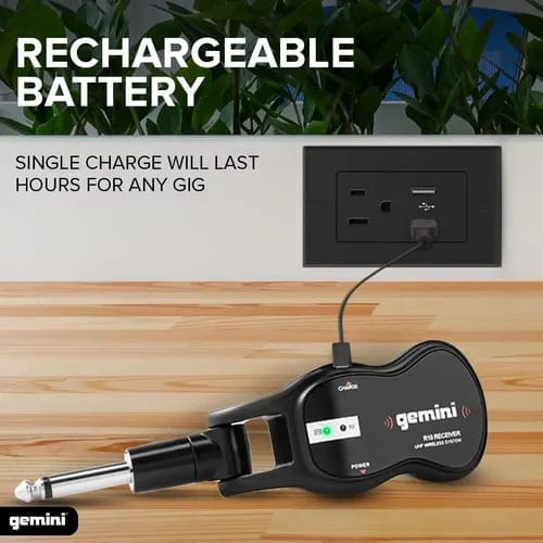 GEMINI GMU-G100 Sistema Inalámbrico para Instrumento Guitarra y bajo1