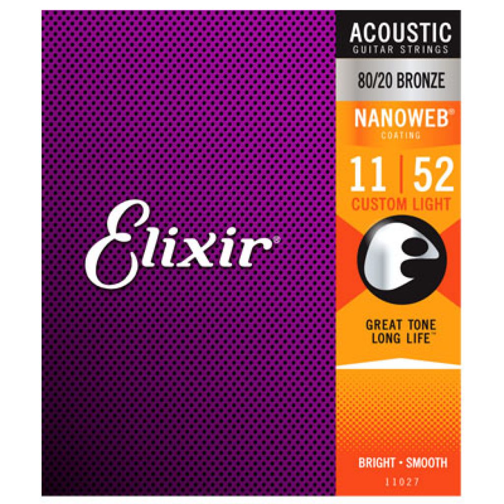 Elixir 11027 Acoustic Nanoweb 011-0521
