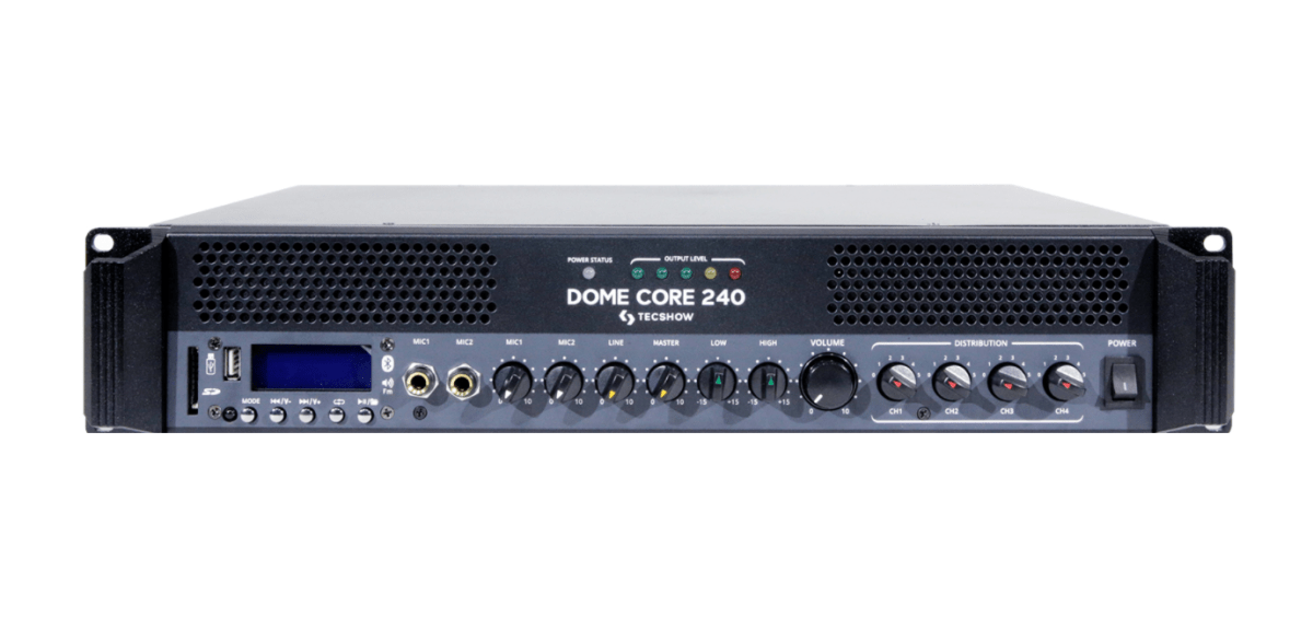 Amplificador de línea Tecshow Dome core 2401