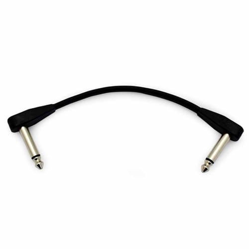 Santo Angelo Cable Pedales OFC FLATCONN BK 25cm Plug 2L1
