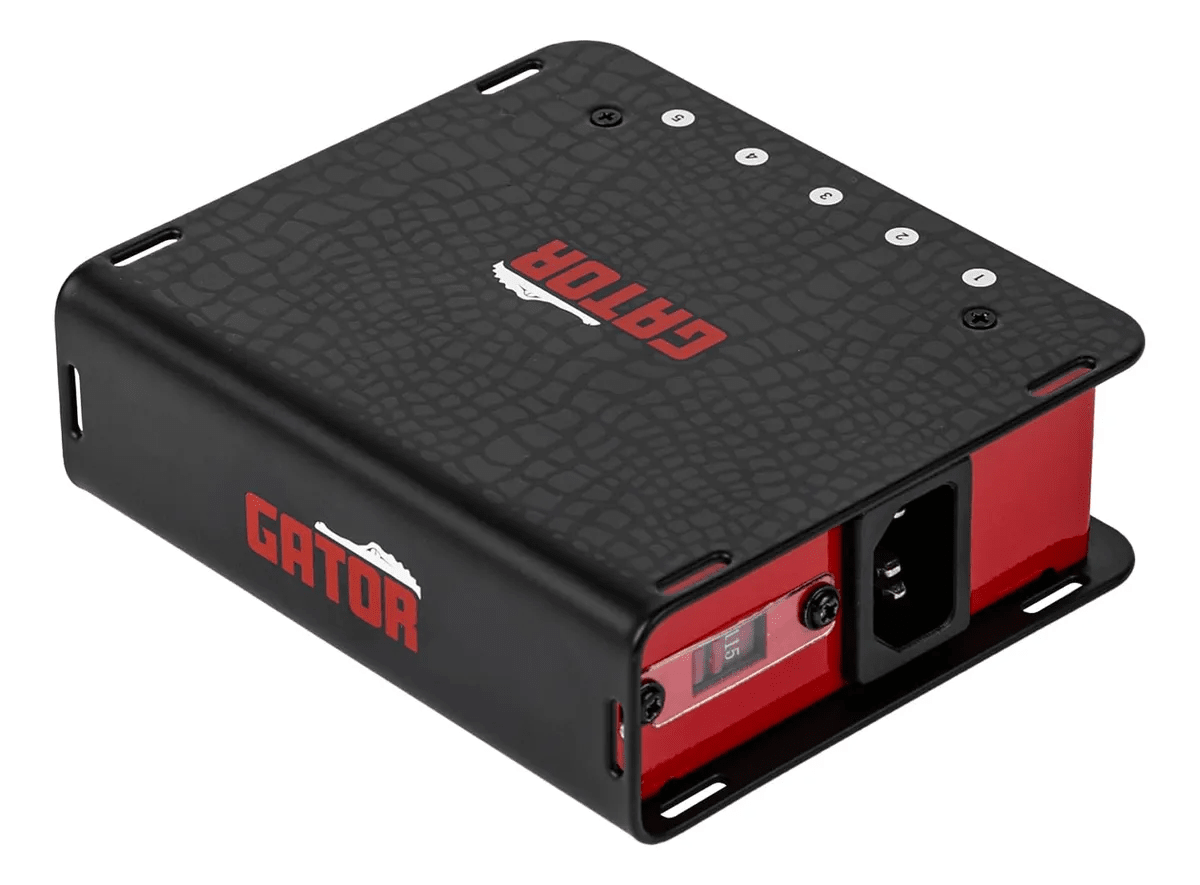 Fuente de alimentación de pedalera con 5 salidas aisladas3