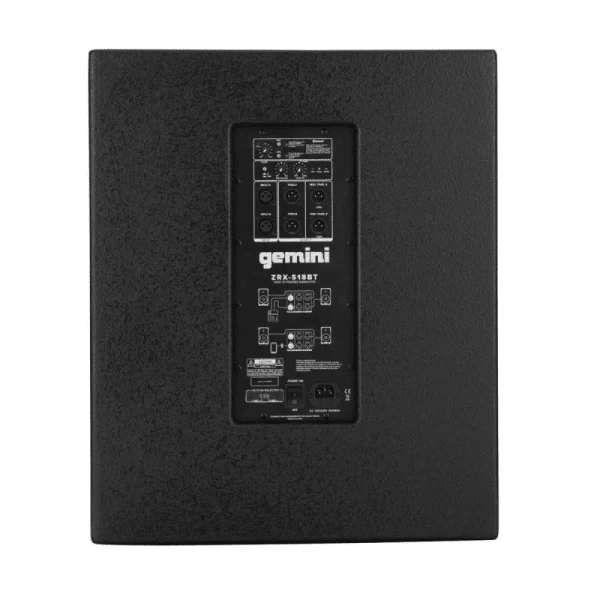 GEMINI Sub Bajo activo 18 Bluetooth ZRXS18BT1