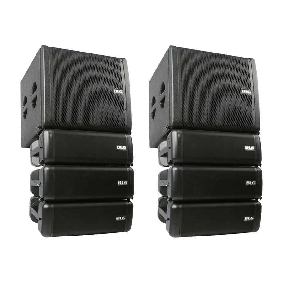 Line Array BLG BLA206A SUB15 X 3 Cajas2