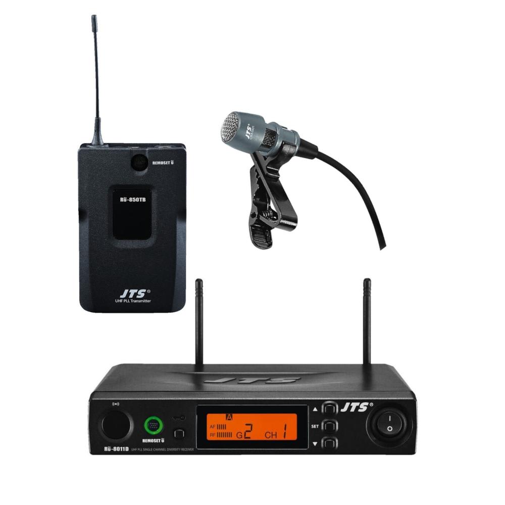 Mic Inalámbrico Solapa JTS RU-8011D/RU-850TB+CM5011
