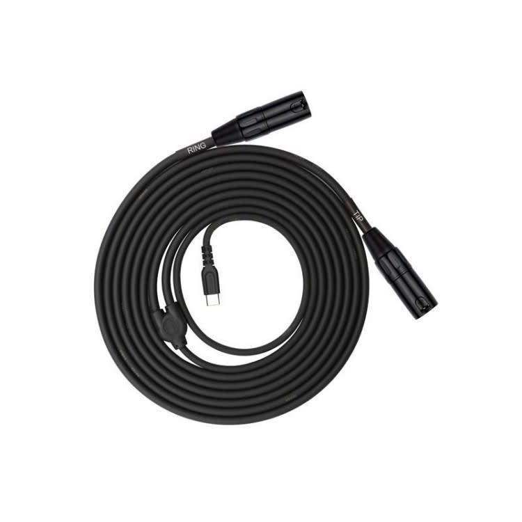 Cable USB C a 2 XLR 2mts Kirlin1