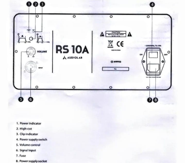 AUDIOLAB RS-10A SUB BAJO ACTIVO 10? 250W RMS2