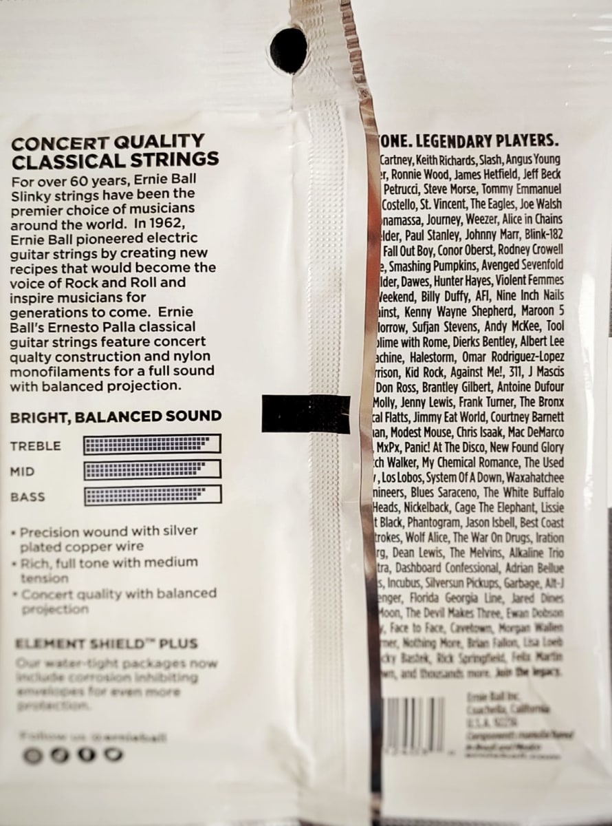 Ernie Ball Nylon Ernesto Palla 24032