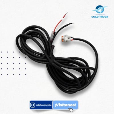 CABLES 24VV DE A/C ELECTRICO 10MT CON ACOPLE MACHO1