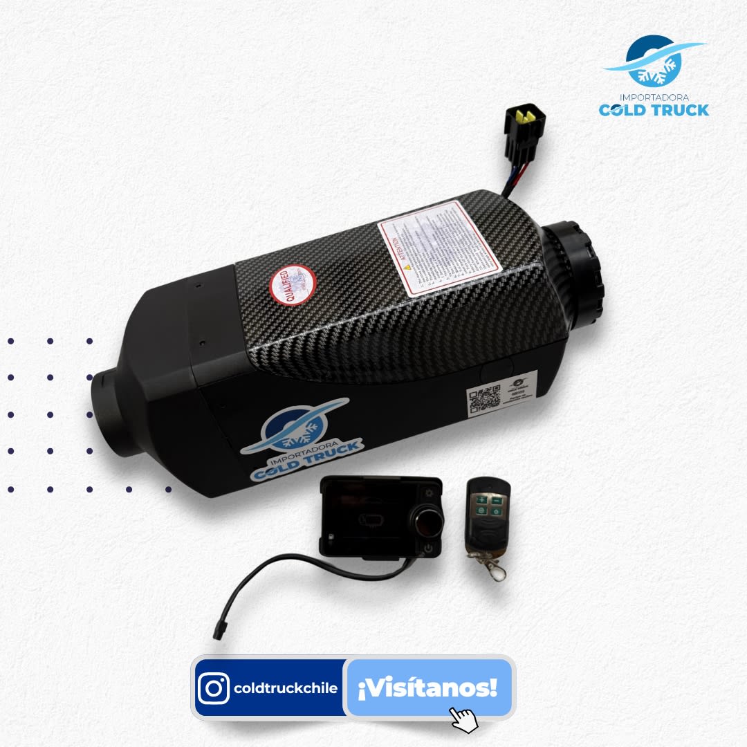 KIT DE CALEFACCION ESTACIONARIA 2KW  12V24V NEGRAS CON BLUETOO/APLICACIÓN 34X11.5X11.5CM3
