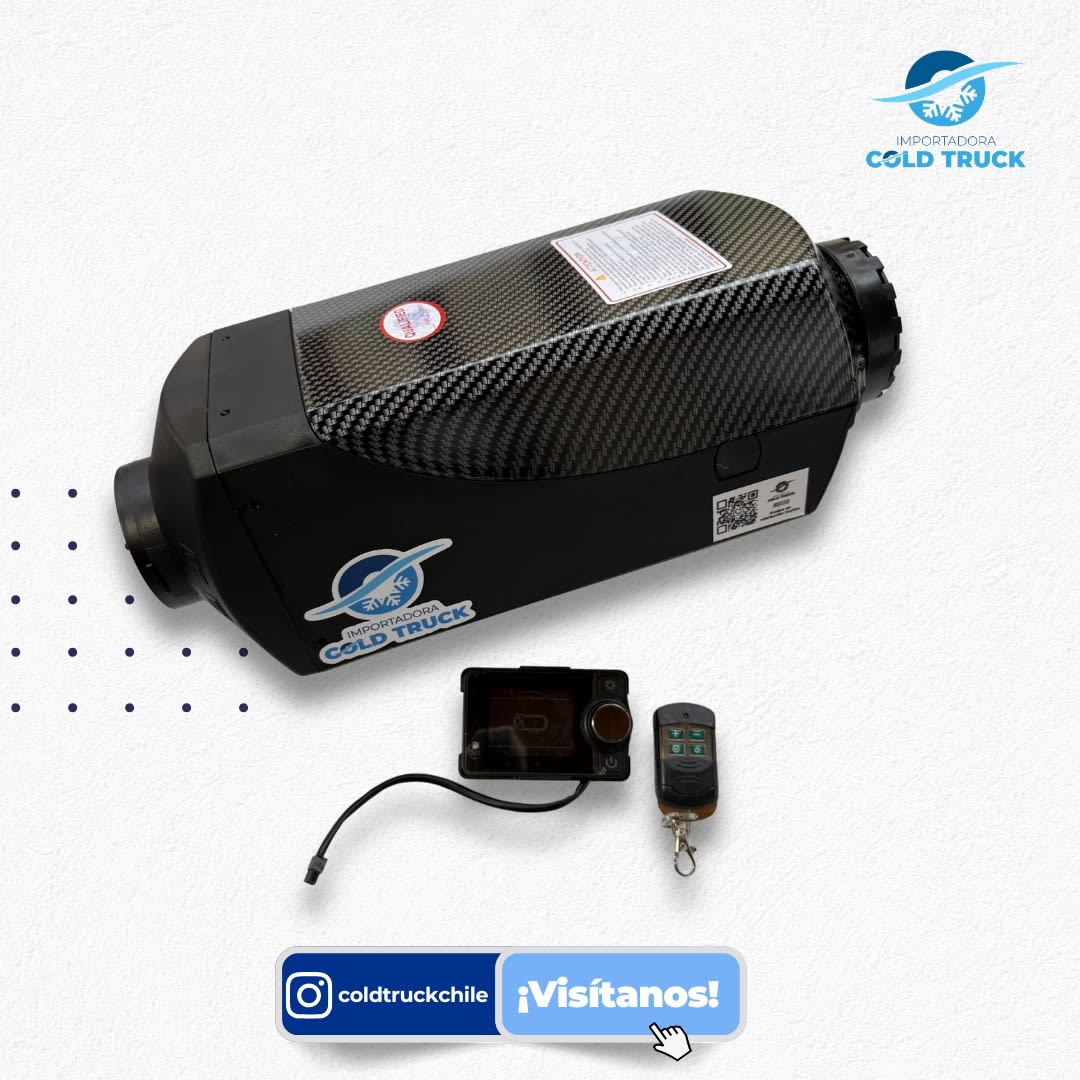 KIT DE CALEFACCION ESTACIONARIA 5KW 12V/24V NEGRAS CON BLUETOO/APLICACIÓN 39X14.5X14.5CM2