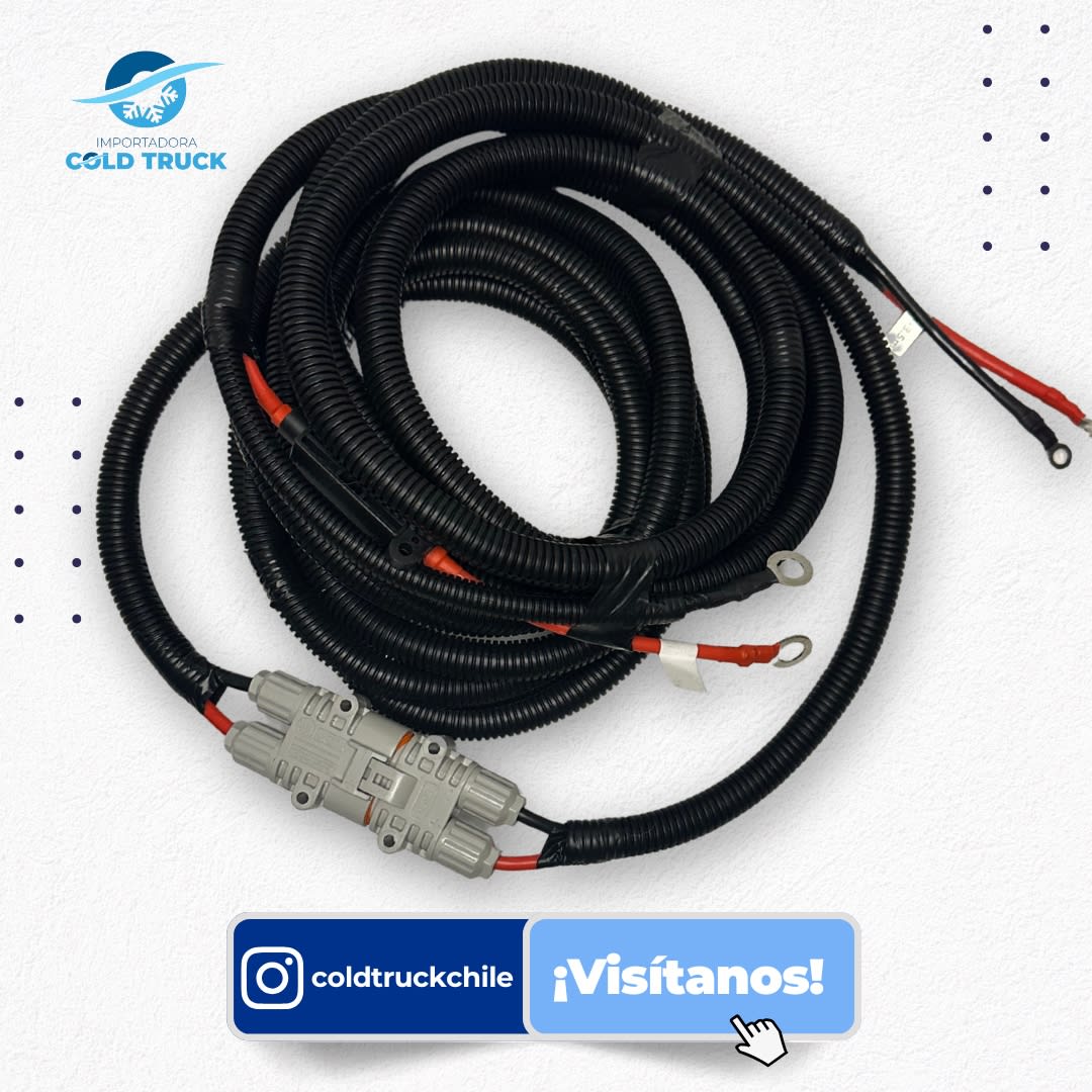 KIT DE CABLES 12V DE A/C ELECTRICO 6.5MT CON ACOPLES 0