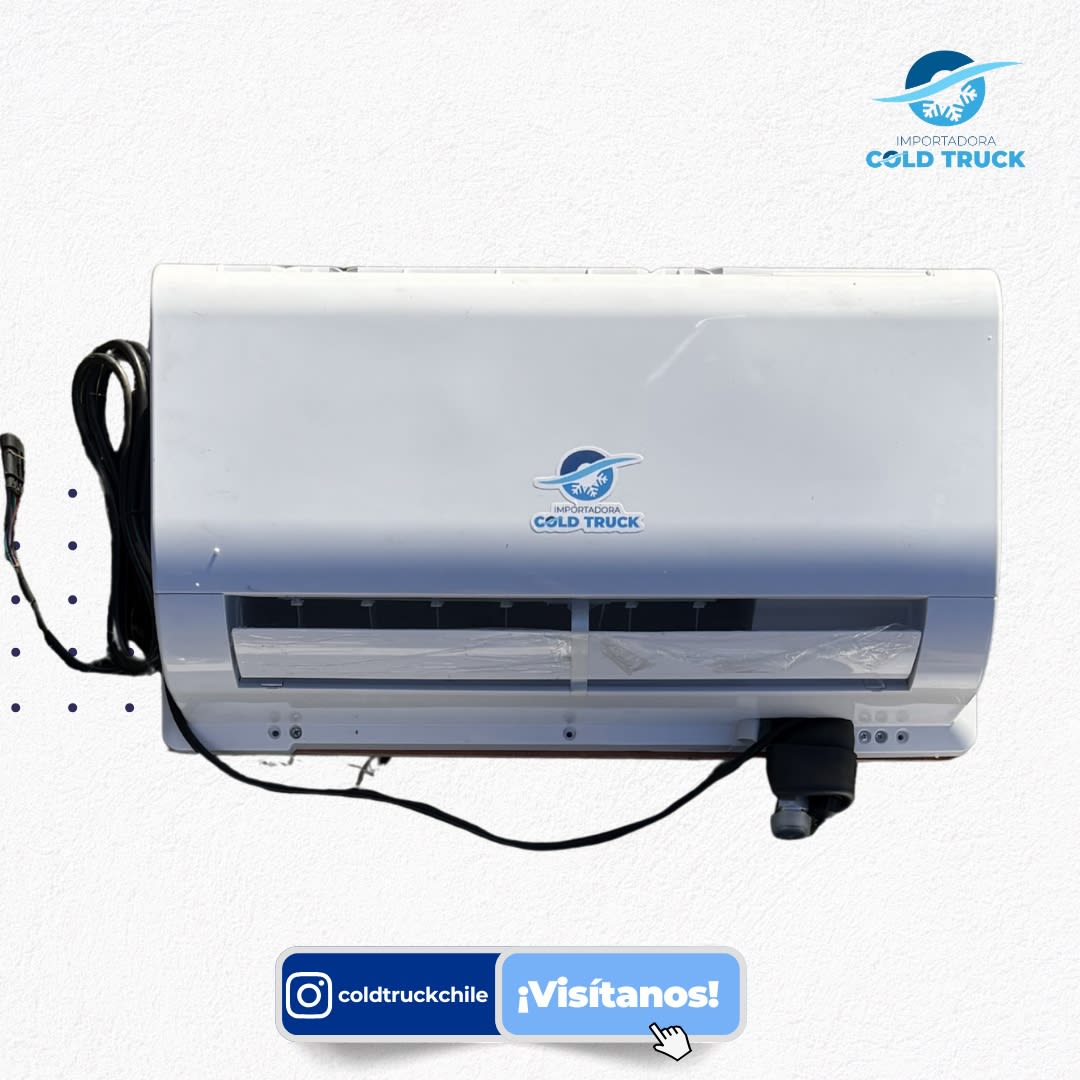 EQUIPO DE AIRE ACONDICIONADO 100% ELECTRICO 12V . KIT COMPLETO MODELO 1  SPLIT2