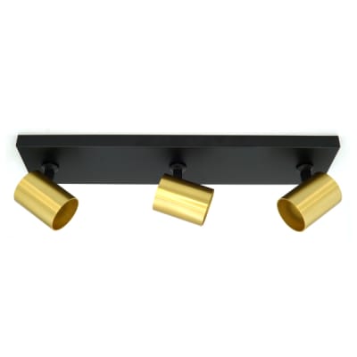 APLIQUE BASE 3XGU10 DORADO DIMENSIONES 550*110*20MM 220V IP201