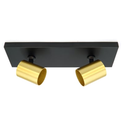 APLIQUE BASE 2XGU10 DORADO DIMENSIONES 350*110*20MM 220V IP201