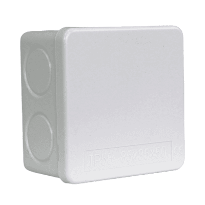 CAJA DIST.   85X85X50MM SIN CONOS IP551