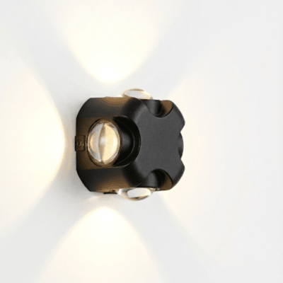 Aplique Mural LED Compacto 4W | Luz Cálida 3000K - IP54 Interior/Exterior1