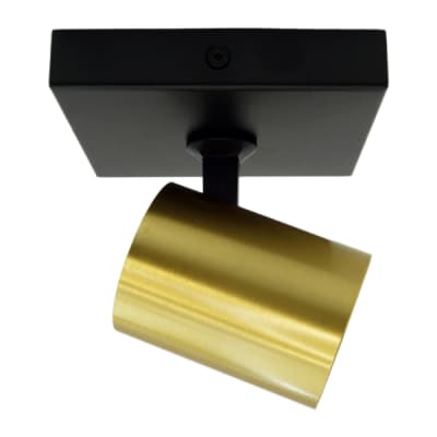 APLIQUE BASE GU10 DORADO DIMENSIONES  110*100*20MM 220V IP201