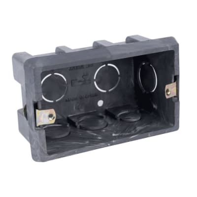 CAJA EMBUTIDA PVC RECTANGULAR 5/8 OREJA METÁLICA 5/81