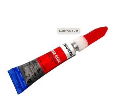 ADHESIVO CIANOCRILATO SUPERGLUE 2GR WURTH1