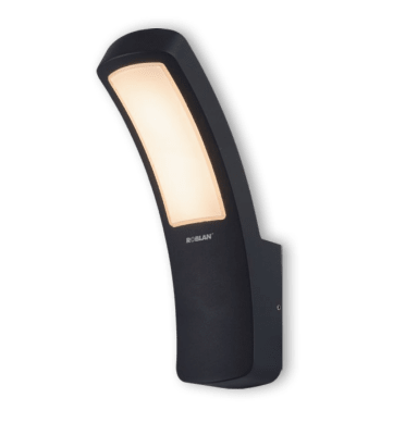 Aplique LED Exterior MIR 12,5W IP54 Gris Oscuro – Luz Cálida1