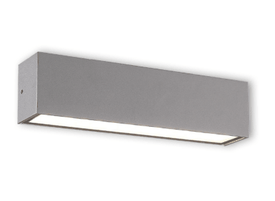 Aplique LED Plateado Doble Luz 22W Luz cálida1